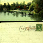 Boating at Glen Oak Lake-Park 1911, Peoria, IL